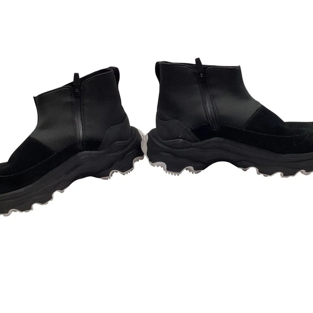 Sorel Kinetic Impact NXT Waterproof‎ Booties Black Suede Side Zip Women's 8